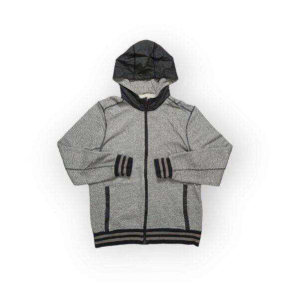 Lululemon Gray‎ Hoodie Full Zip Jacket Mens Large - Picture 1 of 8
